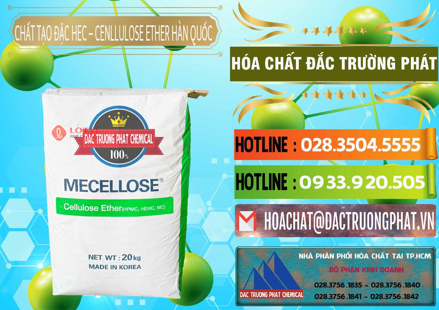 Cty chuyên bán _ phân phối Chất Tạo Đặc Hec Mecellose – Cenllulose Ether Lotte Hàn Quốc Korea - 0050 - Công ty chuyên cung cấp ( nhập khẩu ) hóa chất tại TP.HCM - cungcaphoachat.com.vn