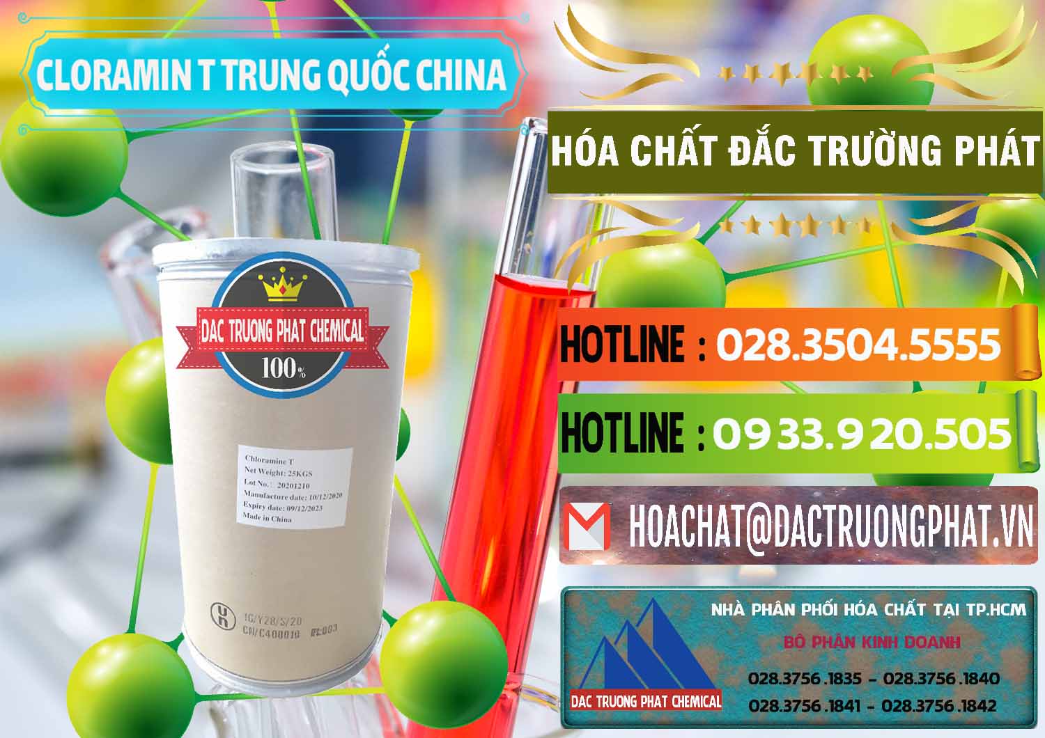 Công ty chuyên phân phối & bán Cloramin T Khử Trùng, Diệt Khuẩn Trung Quốc China - 0301 - Đơn vị chuyên cung cấp và nhập khẩu hóa chất tại TP.HCM - cungcaphoachat.com.vn