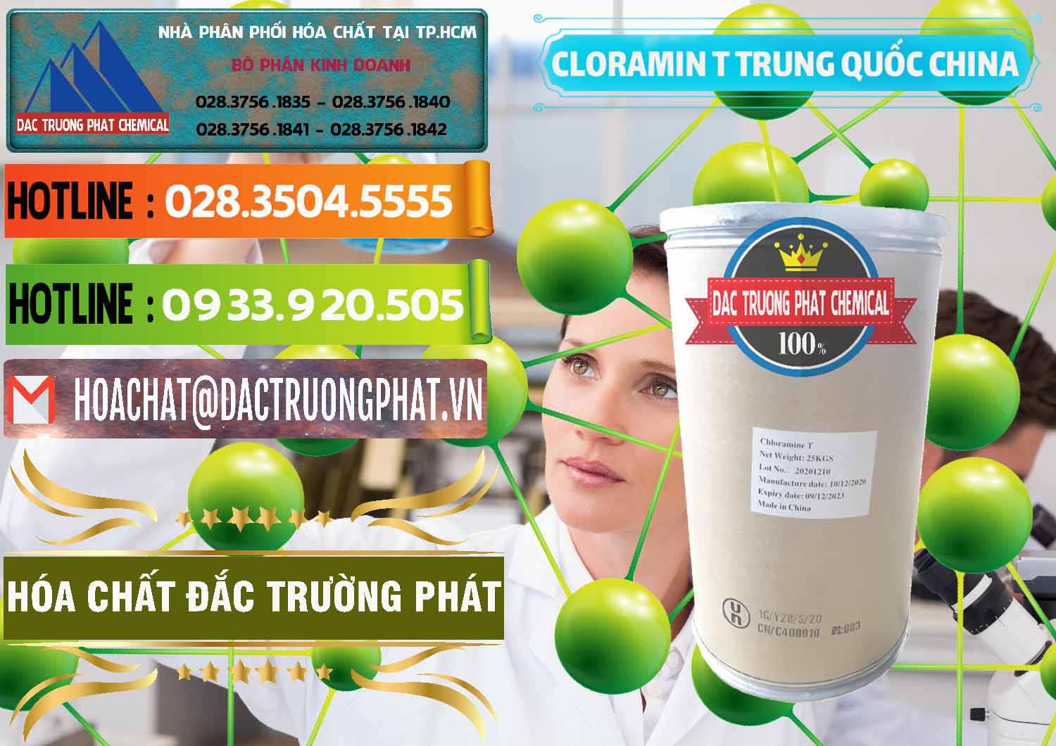 Đơn vị chuyên bán ( cung ứng ) Cloramin T Khử Trùng, Diệt Khuẩn Trung Quốc China - 0301 - Đơn vị cung cấp ( bán ) hóa chất tại TP.HCM - cungcaphoachat.com.vn