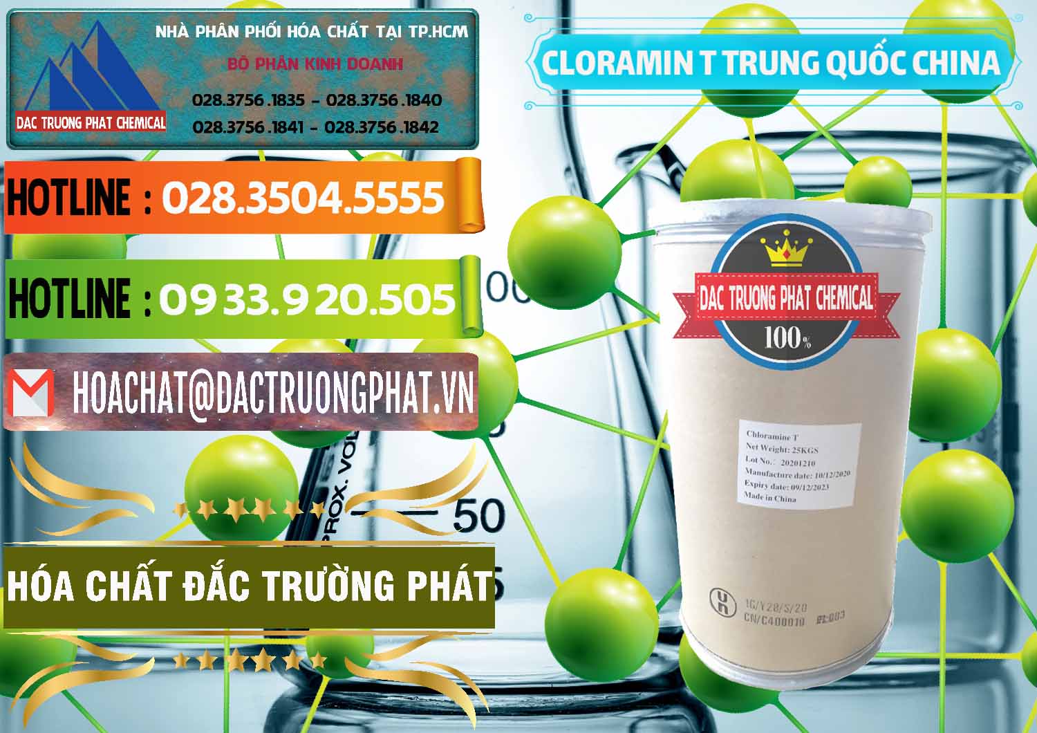 Công ty chuyên nhập khẩu ( bán ) Cloramin T Khử Trùng, Diệt Khuẩn Trung Quốc China - 0301 - Đơn vị chuyên bán ( phân phối ) hóa chất tại TP.HCM - cungcaphoachat.com.vn