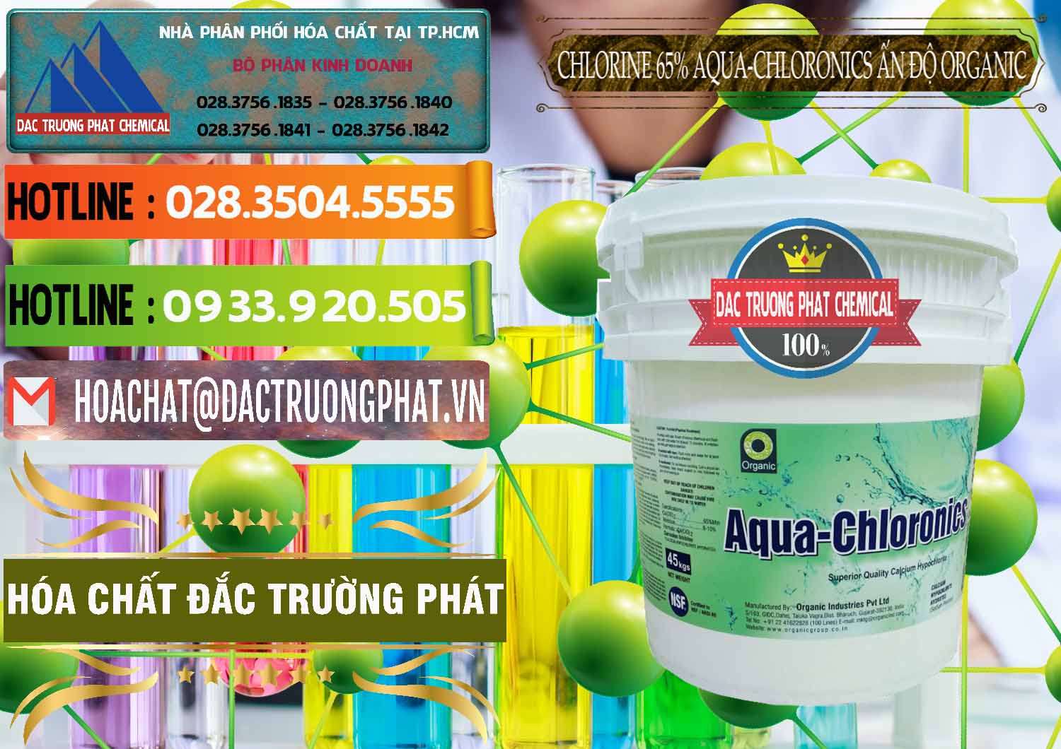 Đơn vị kinh doanh & bán Chlorine – Clorin 65% Aqua-Chloronics Ấn Độ Organic India - 0210 - Nơi bán và cung cấp hóa chất tại TP.HCM - cungcaphoachat.com.vn