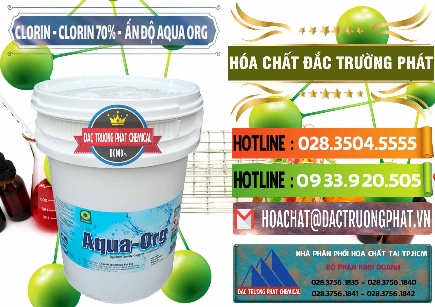 Công ty cung cấp và bán Chlorine – Clorin Ấn Độ Aqua ORG Organic India - 0051 - Cty nhập khẩu - cung cấp hóa chất tại TP.HCM - cungcaphoachat.com.vn