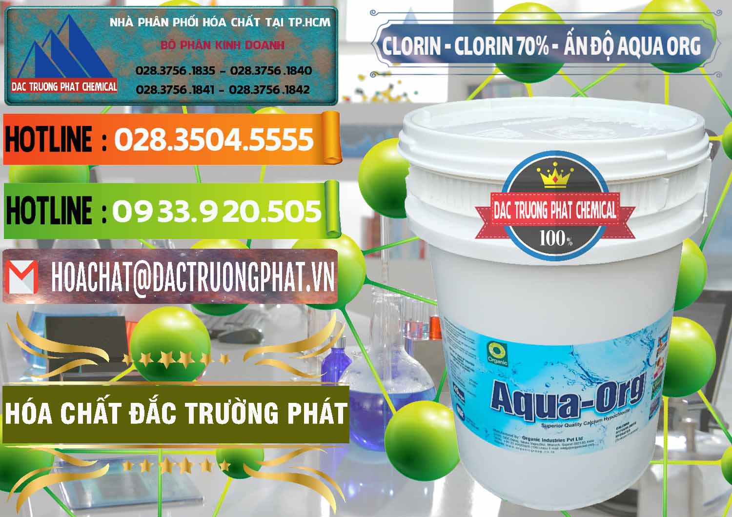 Nơi chuyên cung cấp ( bán ) Chlorine – Clorin Ấn Độ Aqua ORG Organic India - 0051 - Chuyên cung cấp và phân phối hóa chất tại TP.HCM - cungcaphoachat.com.vn