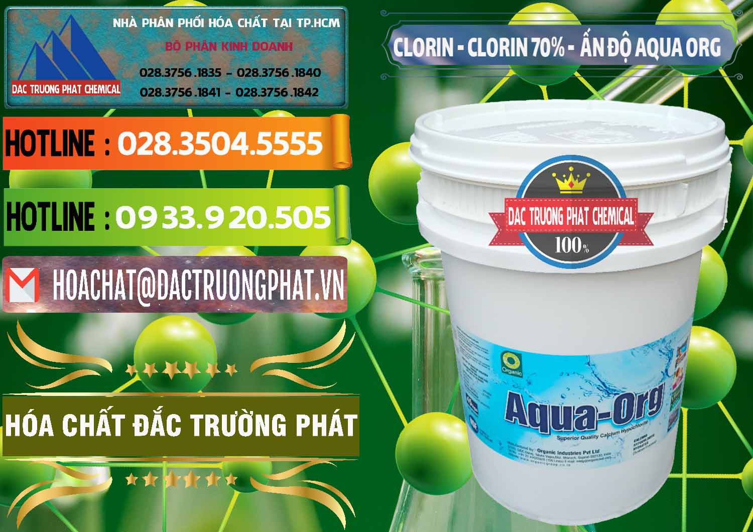 Nơi nhập khẩu ( bán ) Chlorine – Clorin Ấn Độ Aqua ORG Organic India - 0051 - Cty bán ( cung cấp ) hóa chất tại TP.HCM - cungcaphoachat.com.vn