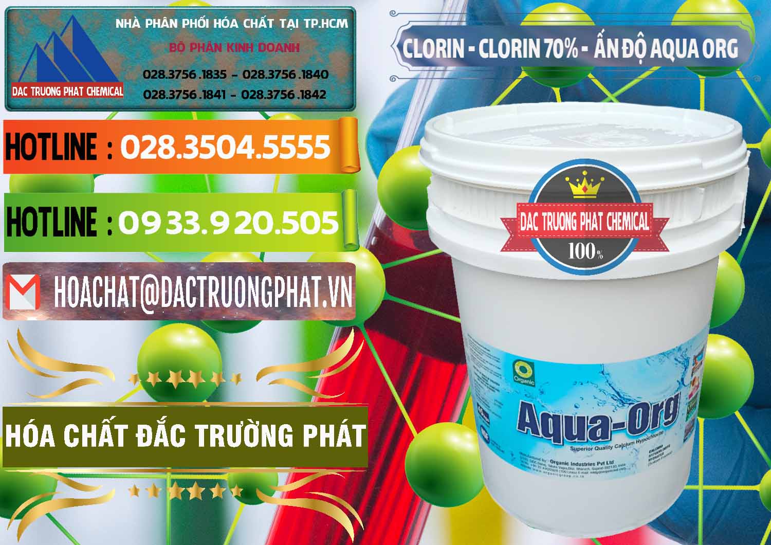 Đơn vị cung cấp & bán Chlorine – Clorin Ấn Độ Aqua ORG Organic India - 0051 - Cty bán _ cung cấp hóa chất tại TP.HCM - cungcaphoachat.com.vn
