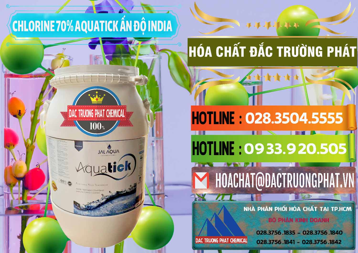 Nơi bán và cung ứng Chlorine – Clorin 70% Aquatick Jal Aqua Ấn Độ India - 0215 - Đơn vị kinh doanh và cung cấp hóa chất tại TP.HCM - cungcaphoachat.com.vn