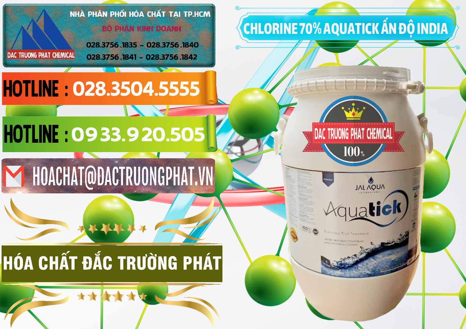Đơn vị bán - cung cấp Chlorine – Clorin 70% Aquatick Jal Aqua Ấn Độ India - 0215 - Công ty cung cấp _ kinh doanh hóa chất tại TP.HCM - cungcaphoachat.com.vn