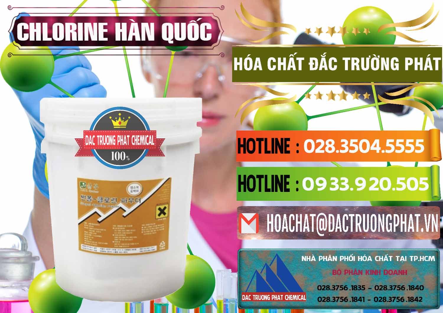 Cty nhập khẩu ( bán ) Chlorine – Clorin 70% Hàn Quốc Korea - 0345 - Chuyên cung cấp ( phân phối ) hóa chất tại TP.HCM - cungcaphoachat.com.vn