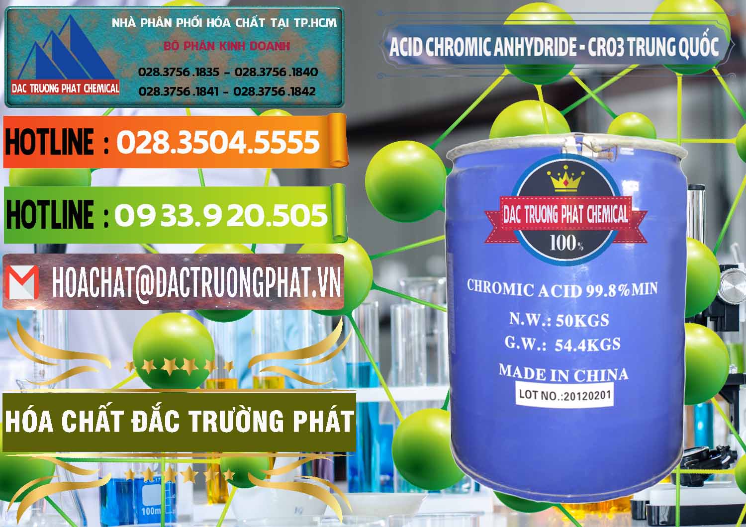 Nơi chuyên kinh doanh & bán Acid Chromic Anhydride - Cromic CRO3 Trung Quốc China - 0007 - Cung cấp ( kinh doanh ) hóa chất tại TP.HCM - cungcaphoachat.com.vn