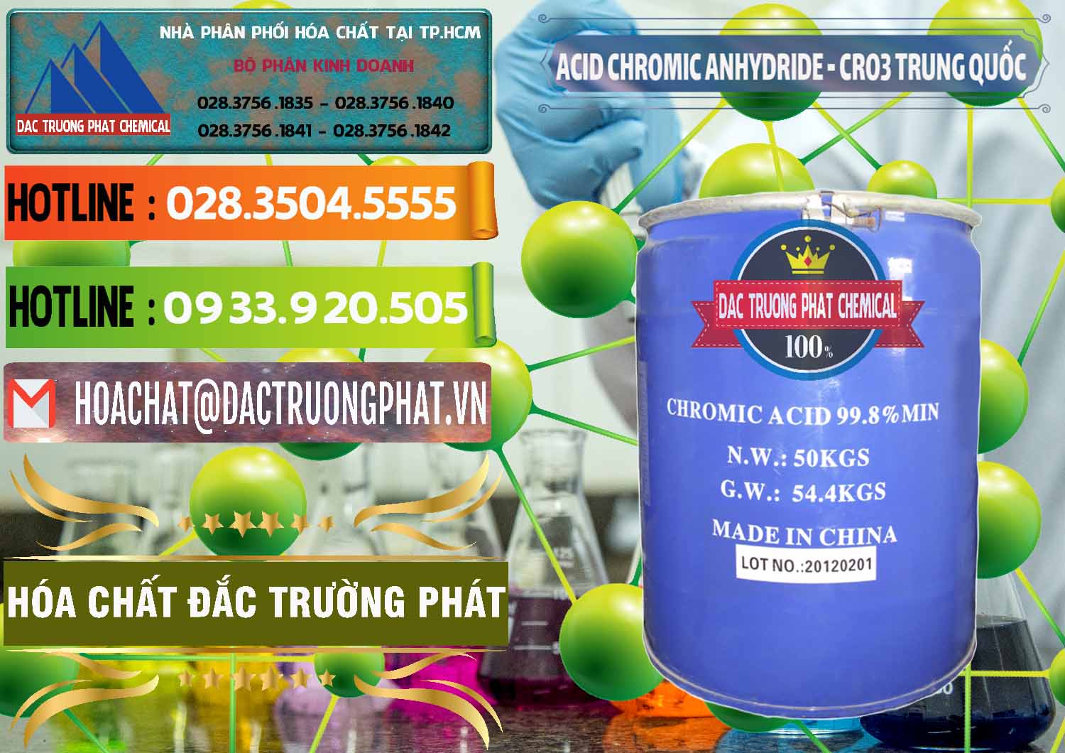 Kinh doanh - bán Acid Chromic Anhydride - Cromic CRO3 Trung Quốc China - 0007 - Nơi chuyên kinh doanh - cung cấp hóa chất tại TP.HCM - cungcaphoachat.com.vn