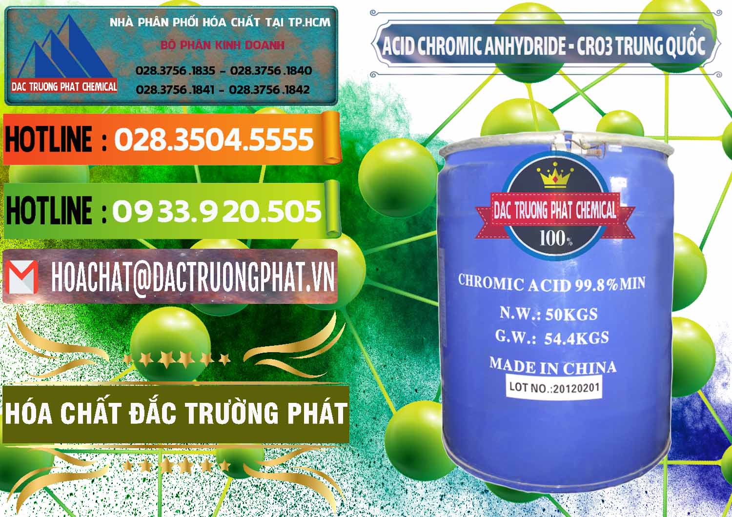 Bán _ cung ứng Acid Chromic Anhydride - Cromic CRO3 Trung Quốc China - 0007 - Cty cung cấp & phân phối hóa chất tại TP.HCM - cungcaphoachat.com.vn