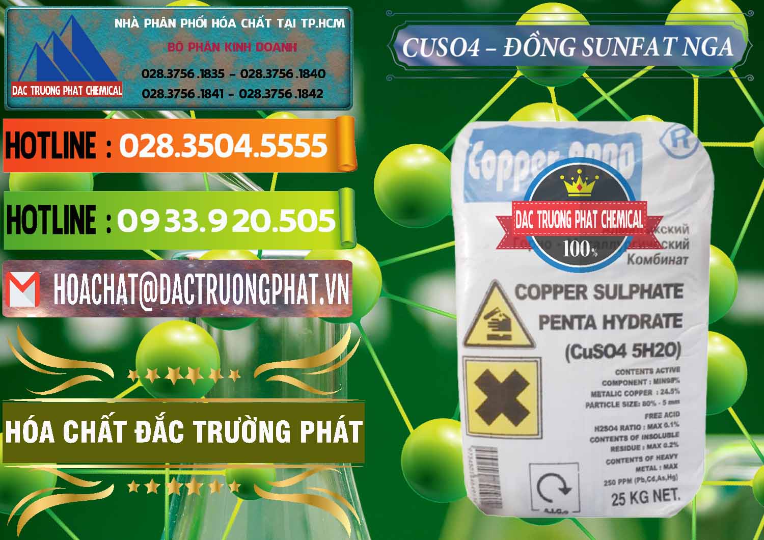 Nơi cung cấp - bán CuSO4 – Đồng Sunfat Nga Russia - 0480 - Công ty phân phối _ cung ứng hóa chất tại TP.HCM - cungcaphoachat.com.vn