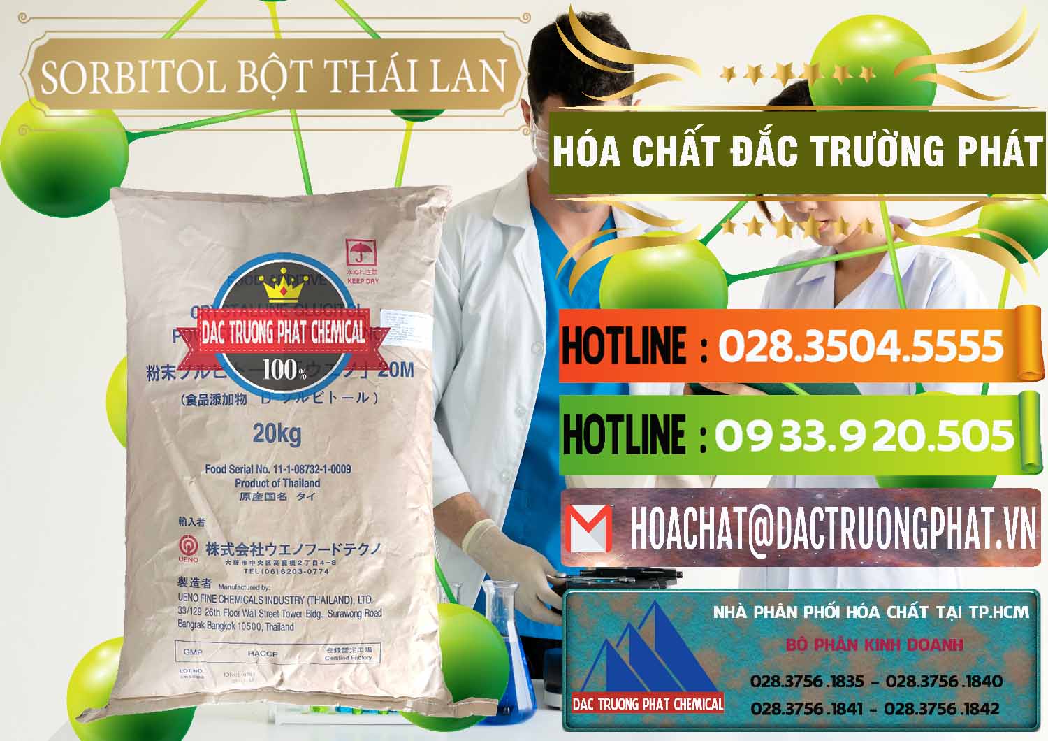 Bán ( phân phối ) D-Sorbitol Bột - C6H14O6 Food Grade Thái Lan Thailand - 0322 - Đơn vị chuyên cung cấp _ kinh doanh hóa chất tại TP.HCM - cungcaphoachat.com.vn