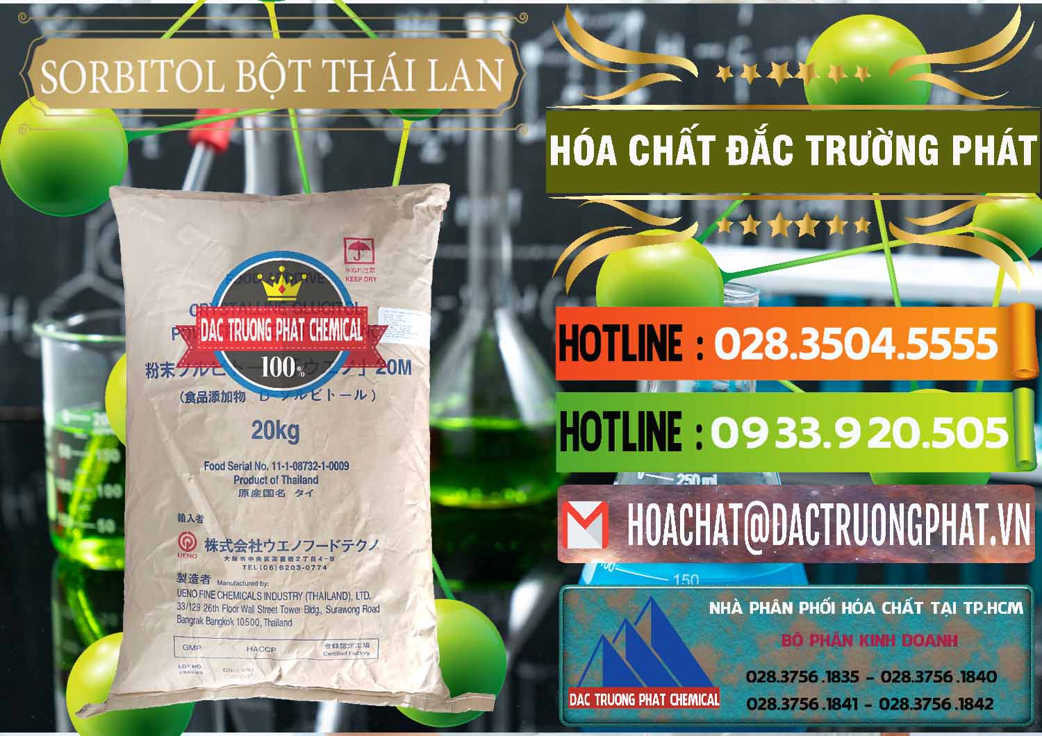 Cty phân phối & bán D-Sorbitol Bột - C6H14O6 Food Grade Thái Lan Thailand - 0322 - Nơi nhập khẩu ( cung cấp ) hóa chất tại TP.HCM - cungcaphoachat.com.vn