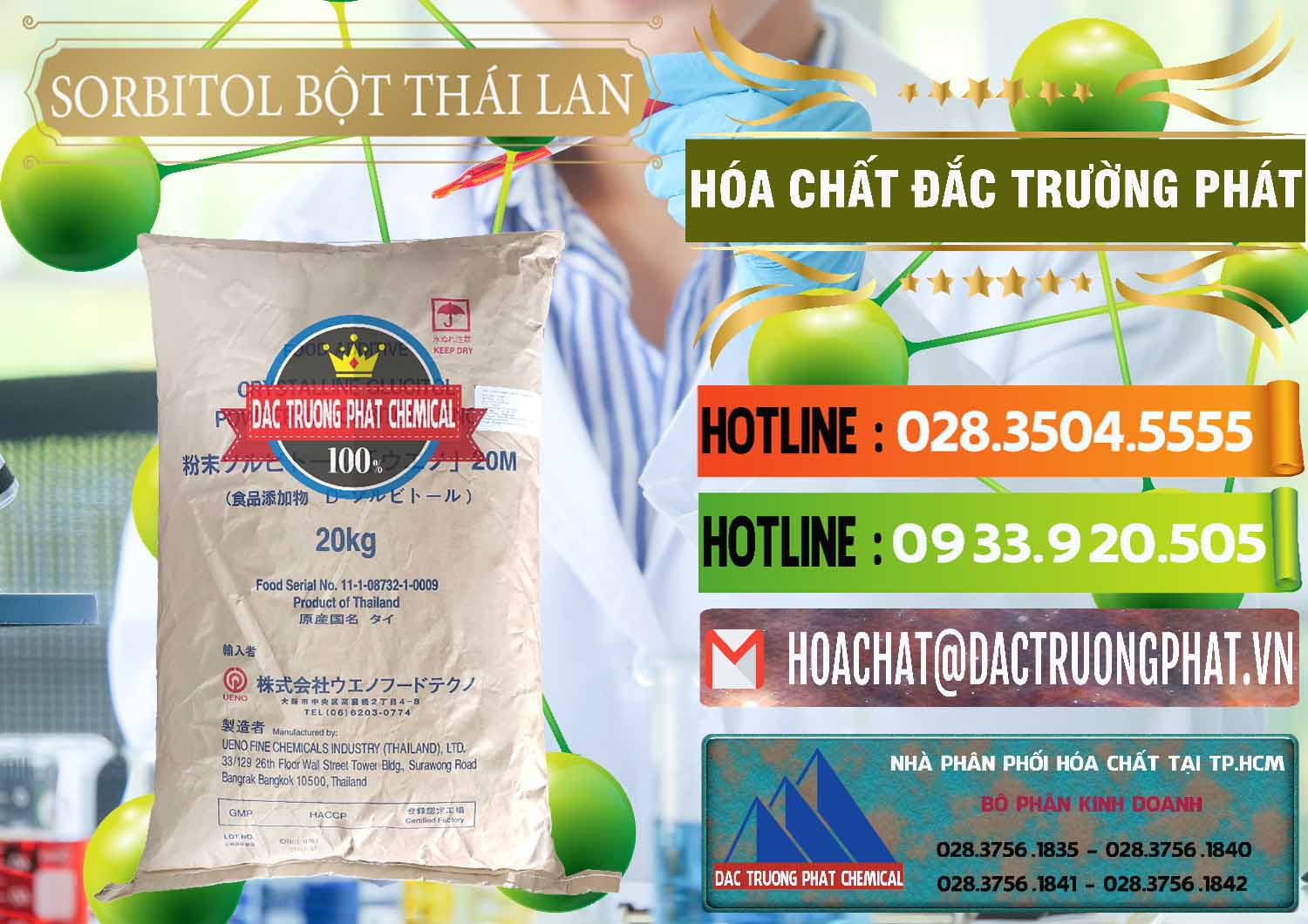 Đơn vị chuyên cung ứng - bán D-Sorbitol Bột - C6H14O6 Food Grade Thái Lan Thailand - 0322 - Nhà phân phối - kinh doanh hóa chất tại TP.HCM - cungcaphoachat.com.vn