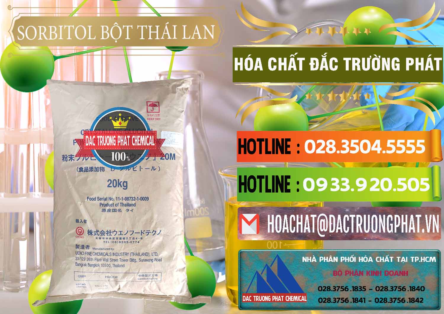Cty chuyên nhập khẩu và bán D-Sorbitol Bột - C6H14O6 Food Grade Thái Lan Thailand - 0322 - Cty chuyên kinh doanh - phân phối hóa chất tại TP.HCM - cungcaphoachat.com.vn