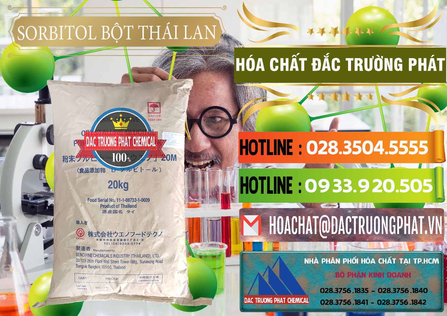 Nơi chuyên bán ( cung cấp ) D-Sorbitol Bột - C6H14O6 Food Grade Thái Lan Thailand - 0322 - Đơn vị phân phối _ cung cấp hóa chất tại TP.HCM - cungcaphoachat.com.vn