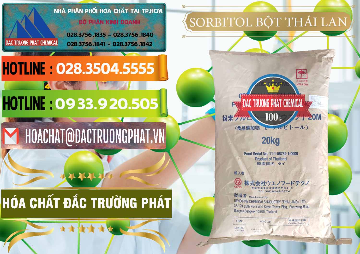 Nơi chuyên bán - cung ứng D-Sorbitol Bột - C6H14O6 Food Grade Thái Lan Thailand - 0322 - Cty chuyên cung cấp & bán hóa chất tại TP.HCM - cungcaphoachat.com.vn