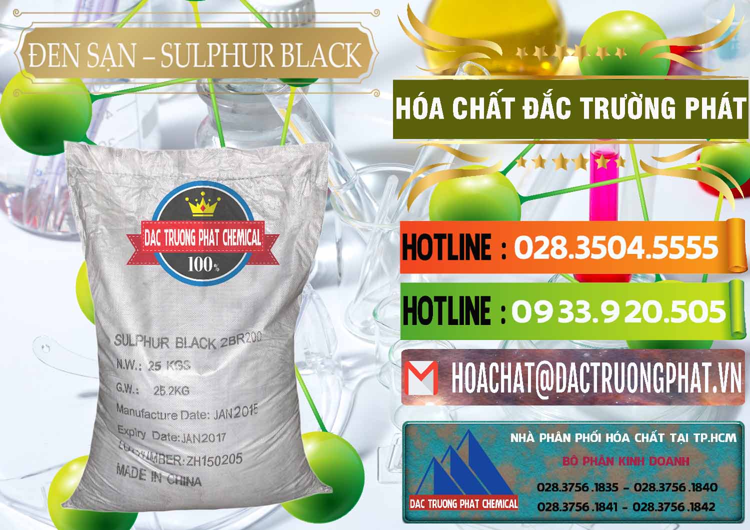 Công ty nhập khẩu ( bán ) Đen Sạn – Sulphur Black Trung Quốc China - 0062 - Đơn vị kinh doanh _ cung cấp hóa chất tại TP.HCM - cungcaphoachat.com.vn