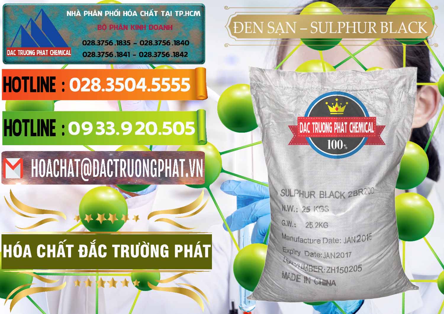 Đơn vị phân phối & bán Đen Sạn – Sulphur Black Trung Quốc China - 0062 - Cty chuyên bán ( phân phối ) hóa chất tại TP.HCM - cungcaphoachat.com.vn