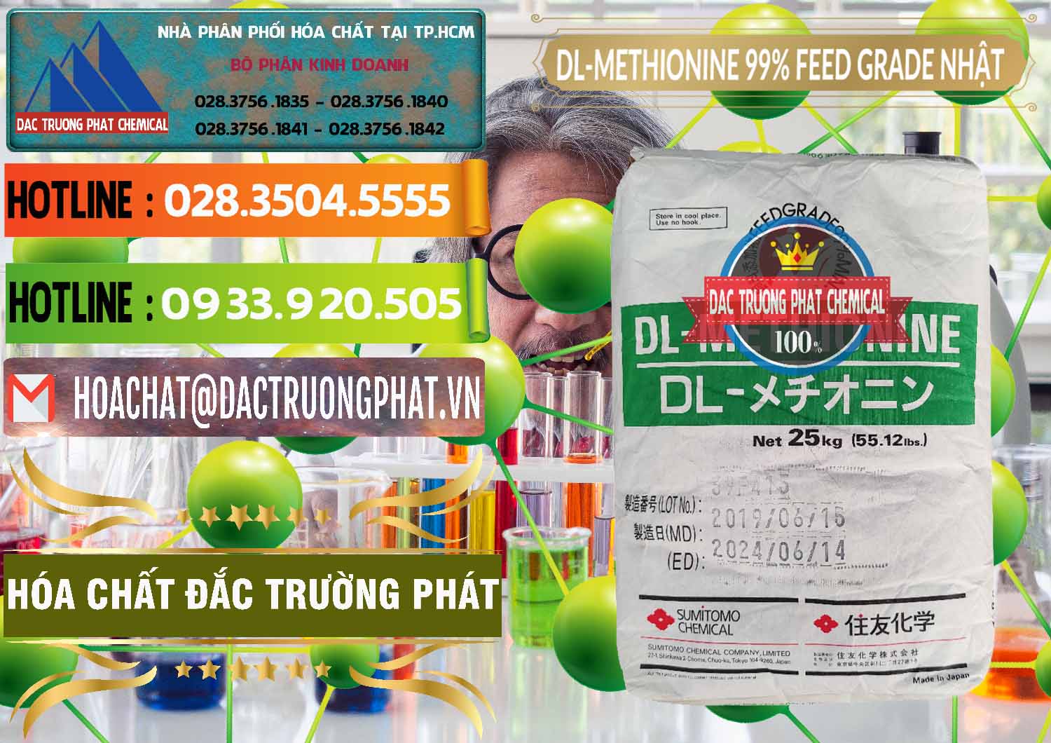 Đơn vị bán ( cung ứng ) DL-Methionine - C5H11NO2S Feed Grade Sumitomo Nhật Bản Japan - 0313 - Kinh doanh ( cung cấp ) hóa chất tại TP.HCM - cungcaphoachat.com.vn
