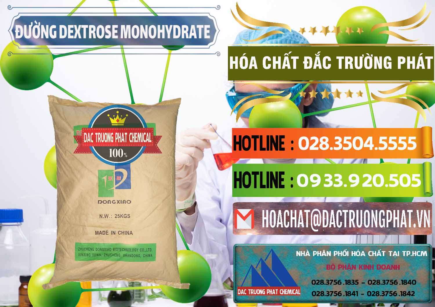 Bán ( phân phối ) Đường Dextrose Monohydrate Food Grade Dongxiao Trung Quốc China - 0063 - Cty nhập khẩu - cung cấp hóa chất tại TP.HCM - cungcaphoachat.com.vn