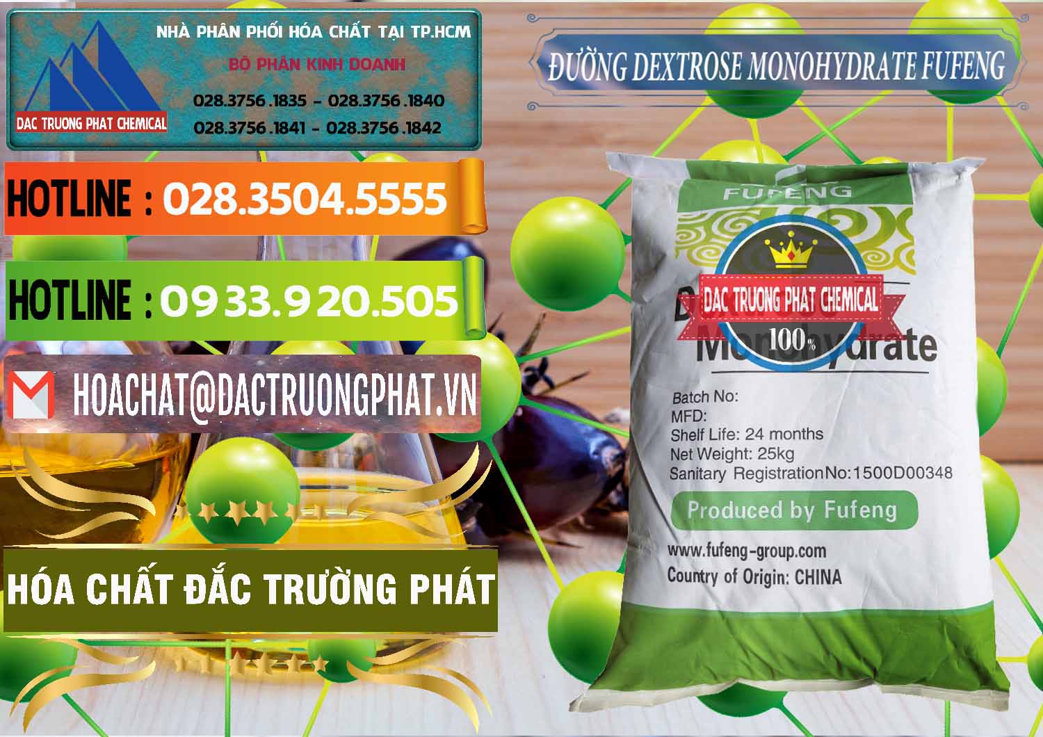 Nơi chuyên cung ứng ( bán ) Đường Dextrose Monohydrate Food Grade Fufeng Trung Quốc China - 0223 - Nhà nhập khẩu và cung cấp hóa chất tại TP.HCM - cungcaphoachat.com.vn