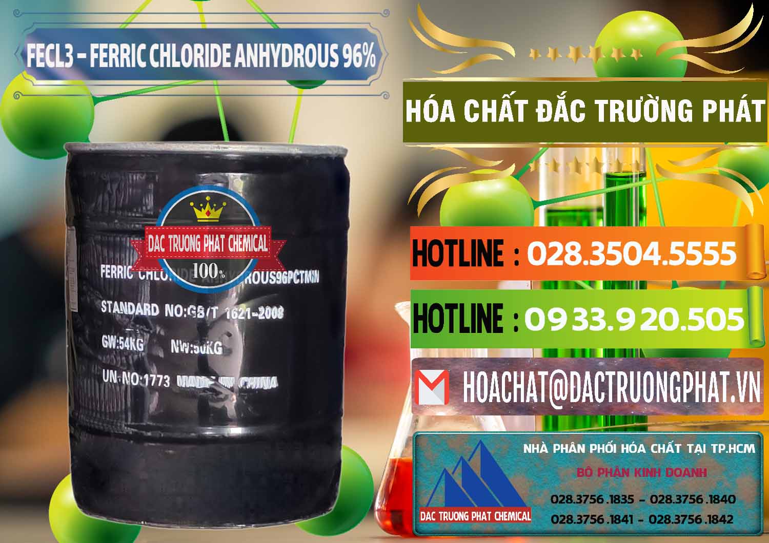 Nhà nhập khẩu và bán FECL3 – Ferric Chloride Anhydrous 96% Trung Quốc China - 0065 - Đơn vị cung cấp & nhập khẩu hóa chất tại TP.HCM - cungcaphoachat.com.vn