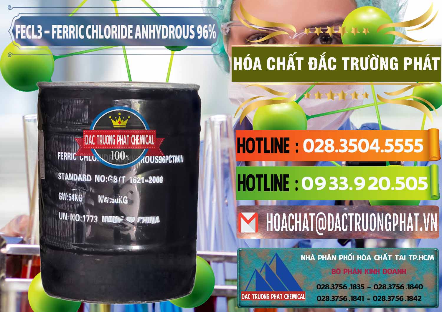 Chuyên bán ( cung cấp ) FECL3 – Ferric Chloride Anhydrous 96% Trung Quốc China - 0065 - Công ty chuyên phân phối _ bán hóa chất tại TP.HCM - cungcaphoachat.com.vn