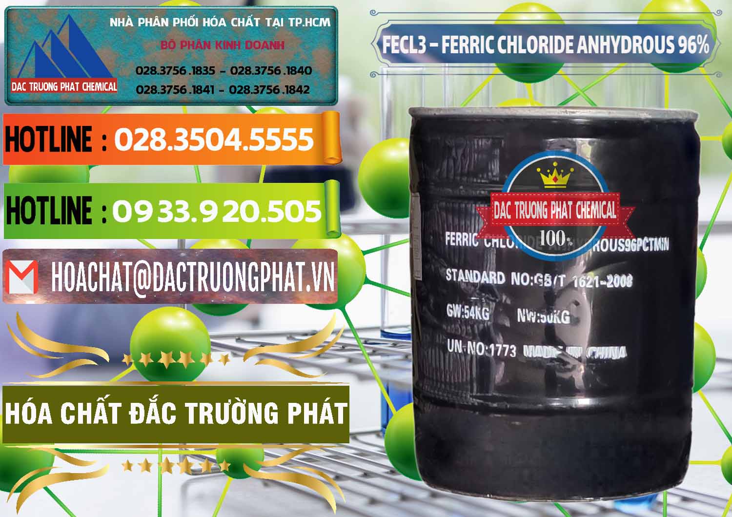 FECL3 – Ferric Chloride Anhydrous 96% Trung Quốc China Công ty chuyên cung cấp - bán FECL3 – Ferric Chloride Anhydrous 96% Trung Quốc China - 0065 - Nơi chuyên bán & cung cấp hóa chất tại TP.HCM - cungcaphoachat.com.vn