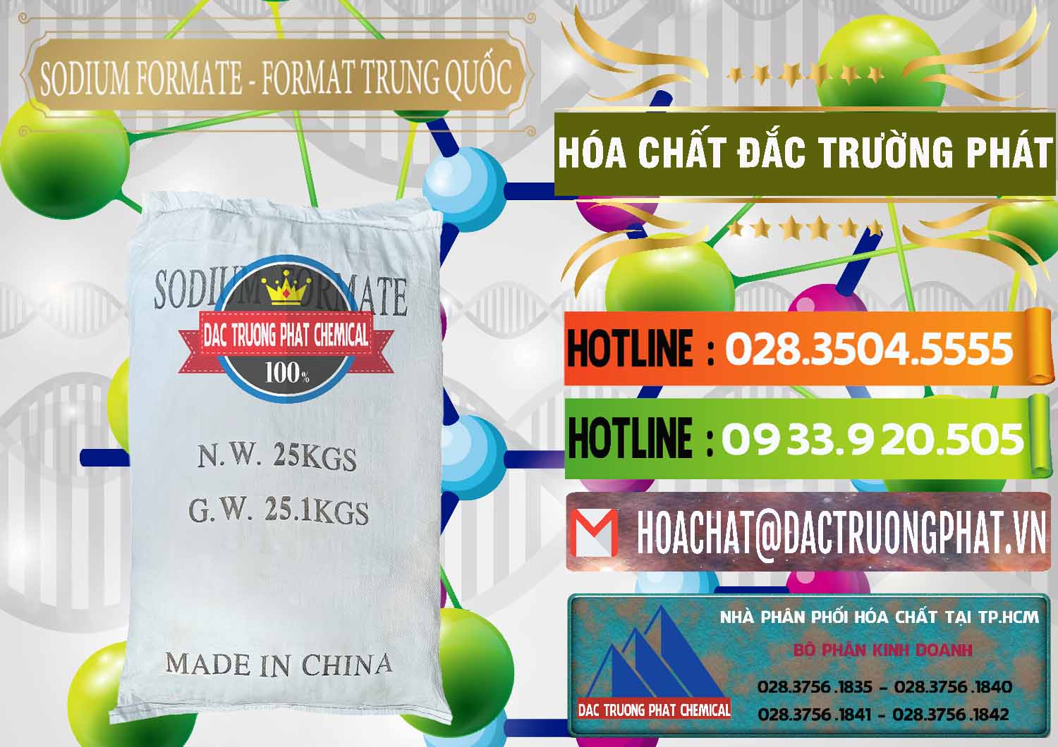 Nhập khẩu ( bán ) Sodium Formate - Natri Format Trung Quốc China - 0142 - Nơi nhập khẩu và phân phối hóa chất tại TP.HCM - cungcaphoachat.com.vn