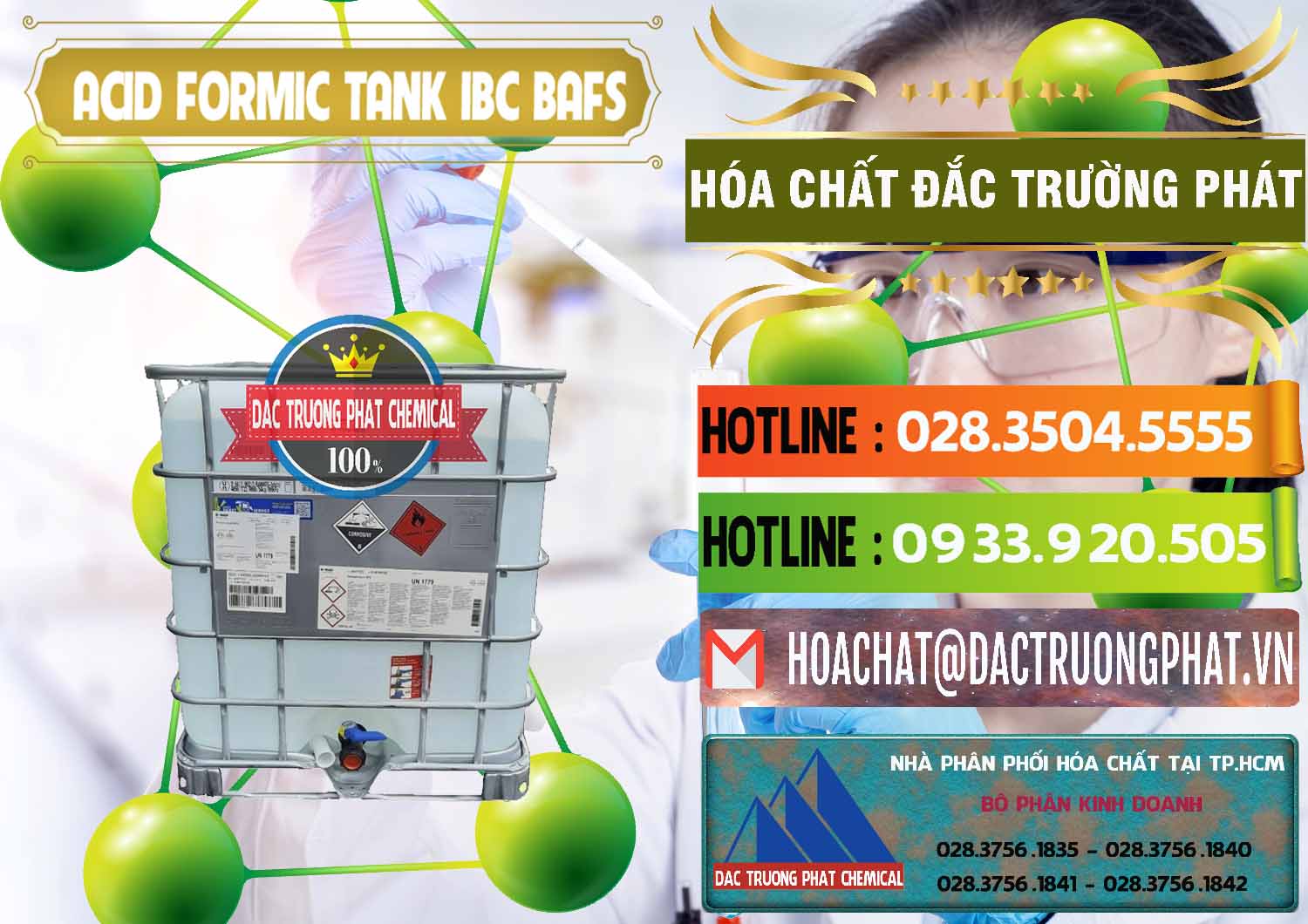 Nơi chuyên bán - phân phối Acid Formic - Axit Formic Tank - Bồn IBC BASF Đức - 0366 - Chuyên phân phối và bán hóa chất tại TP.HCM - cungcaphoachat.com.vn