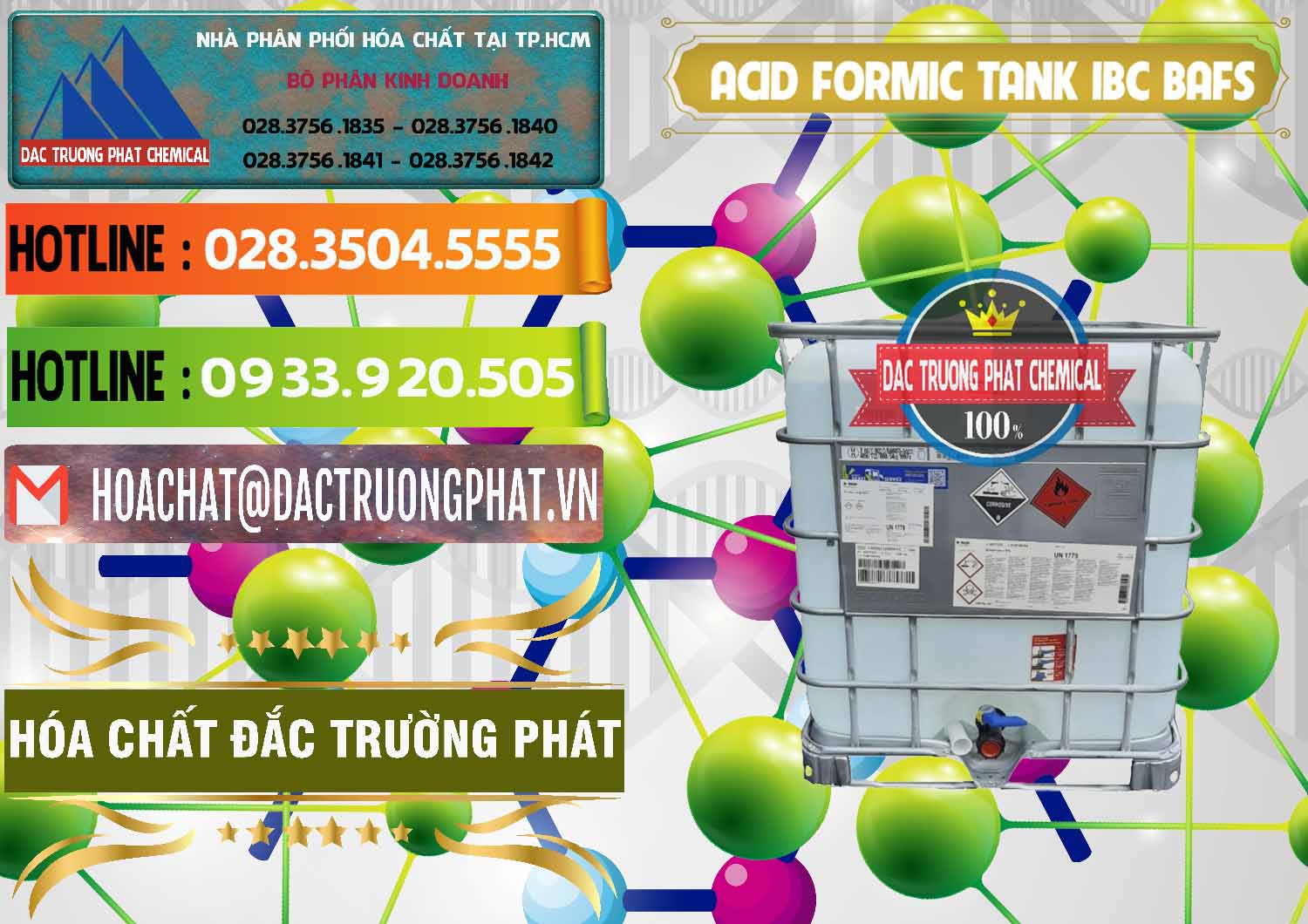Phân phối và bán Acid Formic - Axit Formic Tank - Bồn IBC BASF Đức - 0366 - Nơi phân phối _ cung cấp hóa chất tại TP.HCM - cungcaphoachat.com.vn
