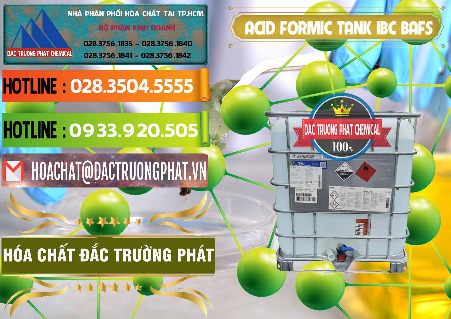 Nơi bán & phân phối Acid Formic - Axit Formic Tank - Bồn IBC BASF Đức - 0366 - Chuyên bán và cung cấp hóa chất tại TP.HCM - cungcaphoachat.com.vn