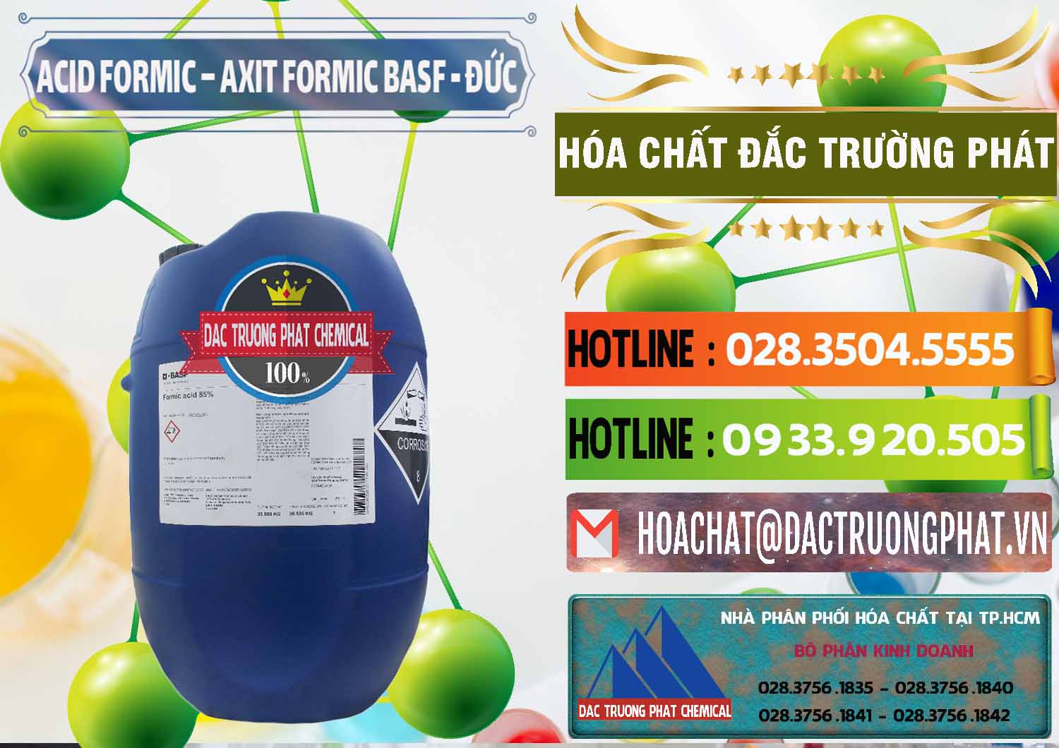 Chuyên kinh doanh & bán Acid Formic - Axit Formic BASF Đức Germany - 0028 - Đơn vị kinh doanh & phân phối hóa chất tại TP.HCM - cungcaphoachat.com.vn