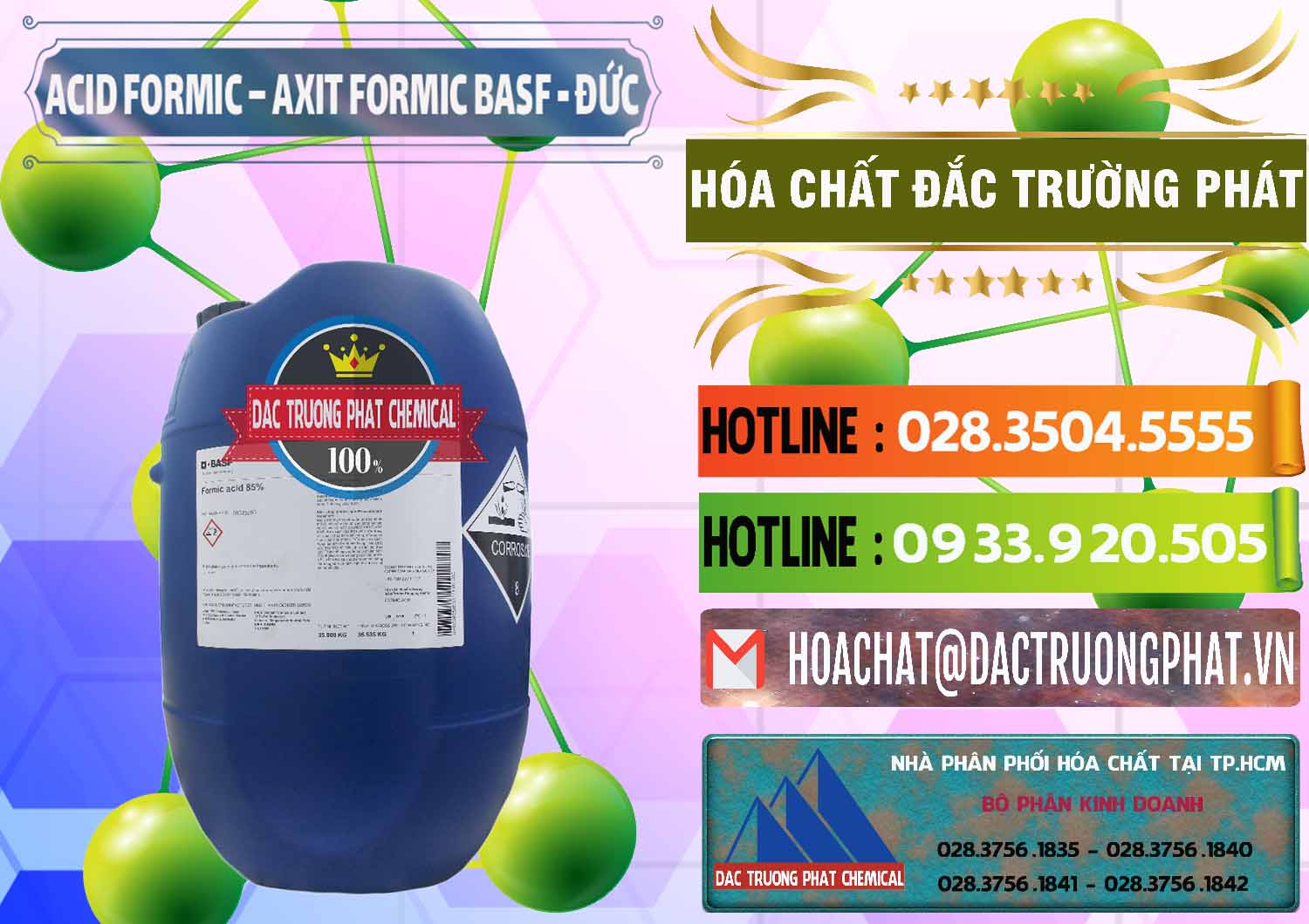 Chuyên nhập khẩu ( bán ) Acid Formic - Axit Formic BASF Đức Germany - 0028 - Kinh doanh & cung cấp hóa chất tại TP.HCM - cungcaphoachat.com.vn