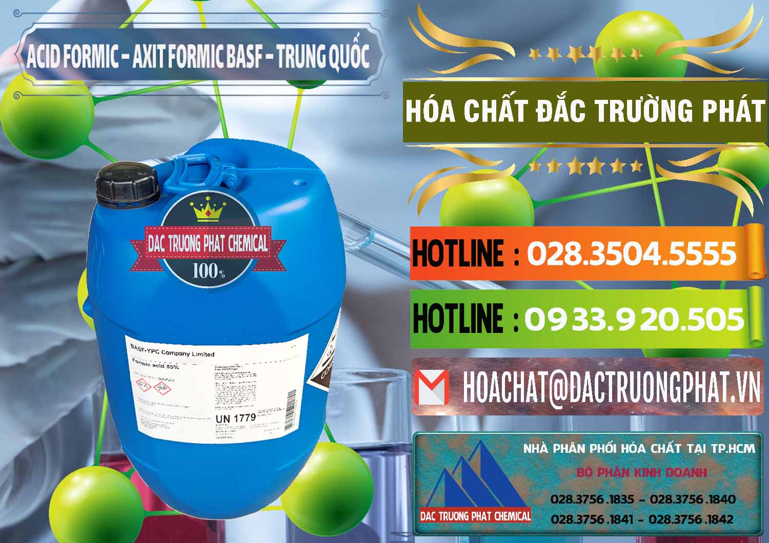 Nhà cung cấp ( bán ) Acid Formic - Axit Formic BASF Trung Quốc China - 0025 - Kinh doanh _ cung cấp hóa chất tại TP.HCM - cungcaphoachat.com.vn