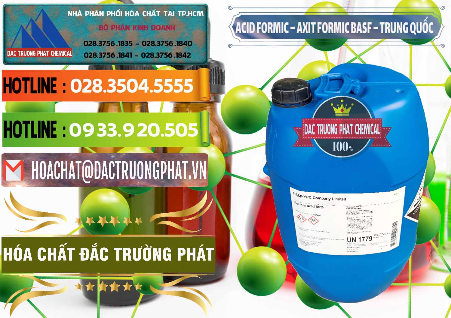 Nơi chuyên cung ứng - bán Acid Formic - Axit Formic BASF Trung Quốc China - 0025 - Công ty kinh doanh và phân phối hóa chất tại TP.HCM - cungcaphoachat.com.vn