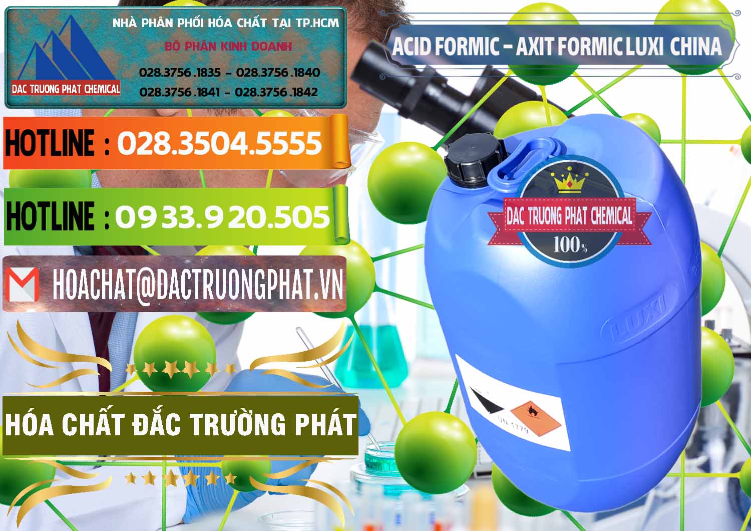Bán ( phân phối ) Acid Formic - Axit Formic Luxi Trung Quốc China - 0029 - Cty kinh doanh ( cung cấp ) hóa chất tại TP.HCM - cungcaphoachat.com.vn