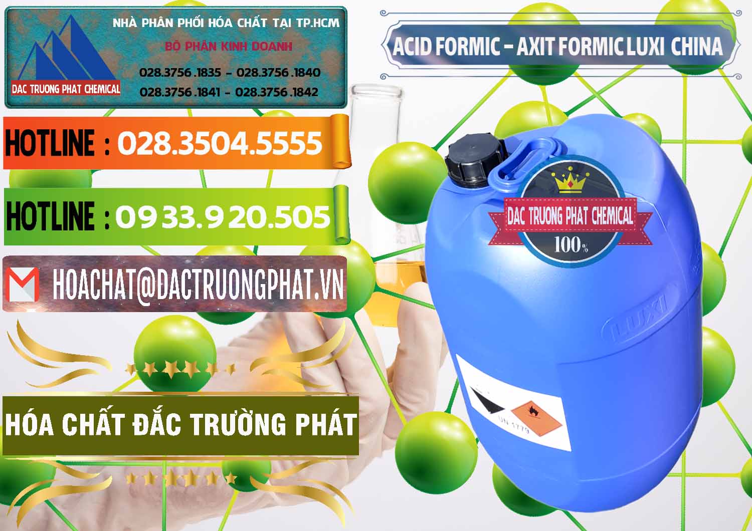Đơn vị chuyên cung cấp _ bán Acid Formic - Axit Formic Luxi Trung Quốc China - 0029 - Cty phân phối _ kinh doanh hóa chất tại TP.HCM - cungcaphoachat.com.vn