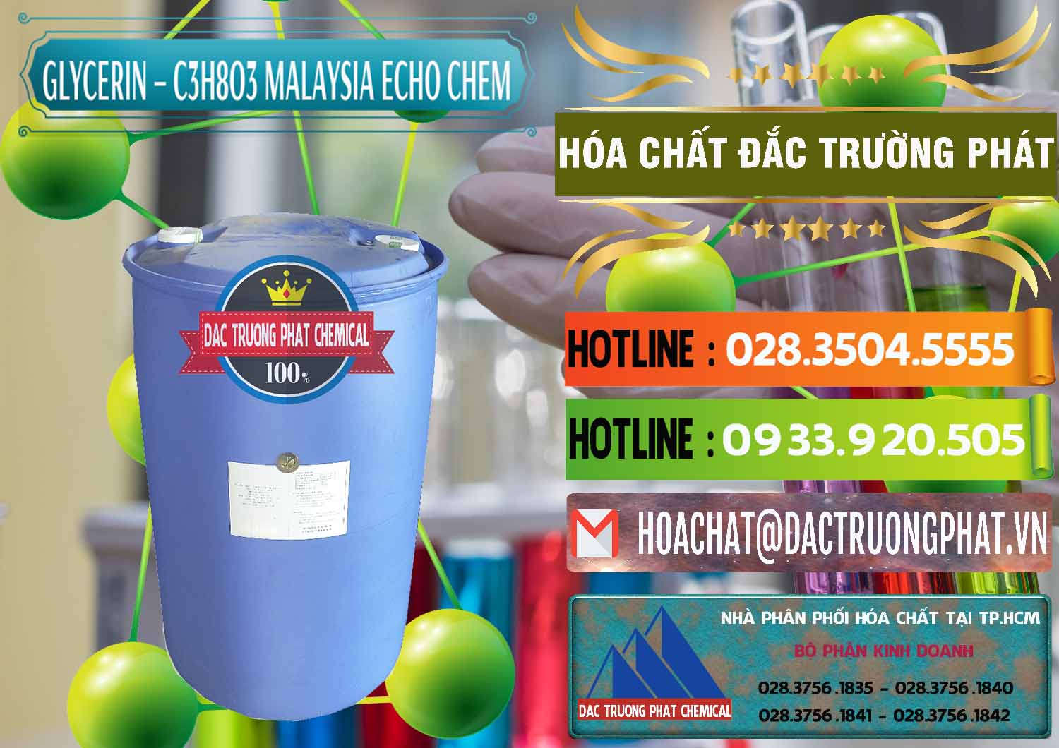 Cty chuyên kinh doanh & bán Glycerin – C3H8O3 99.7% Echo Chem Malaysia - 0273 - Đơn vị cung cấp ( nhập khẩu ) hóa chất tại TP.HCM - cungcaphoachat.com.vn