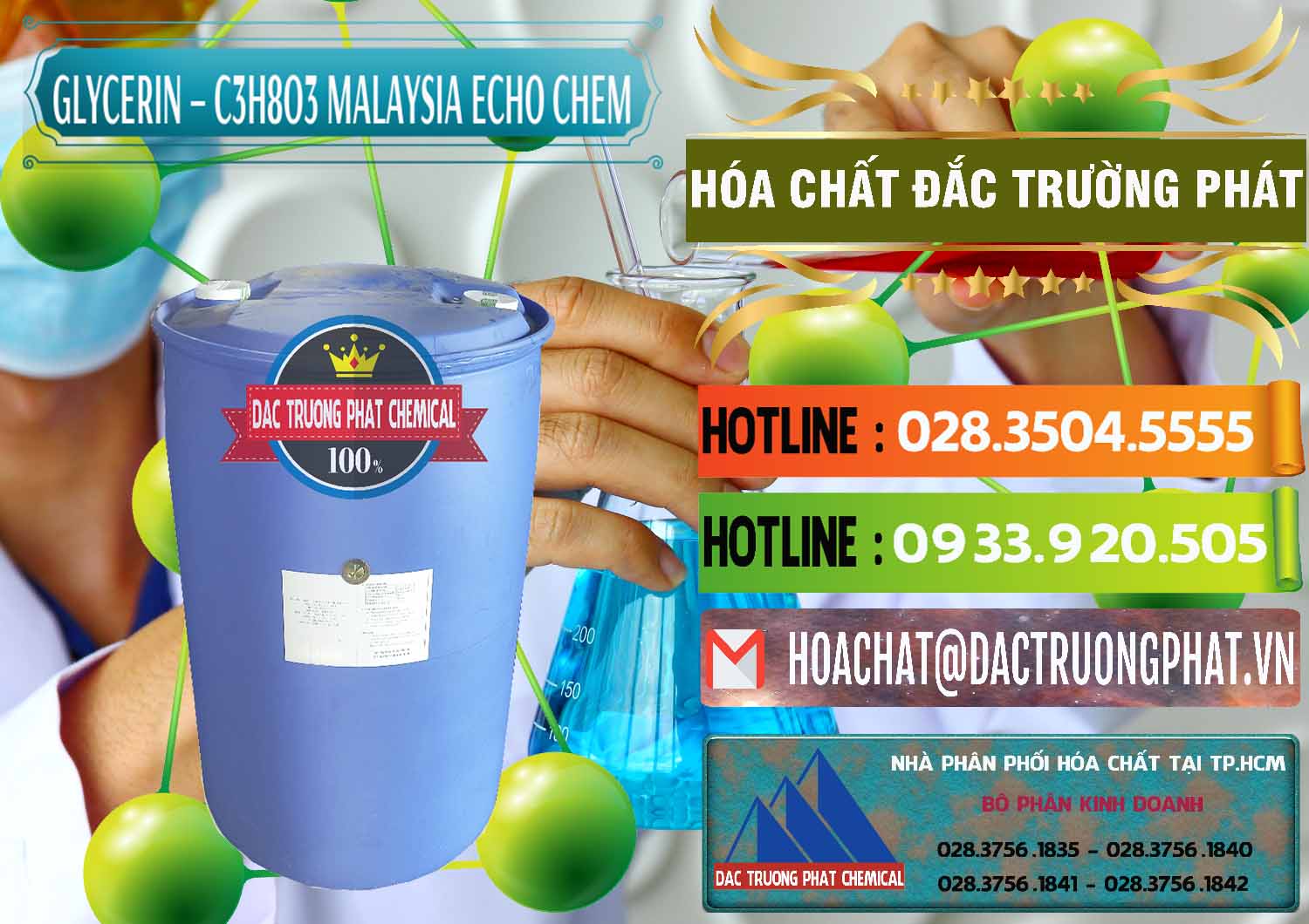 Nơi phân phối & bán C3H8O3 - Glycerin 99.7% Echo Chem Malaysia - 0273 - Nơi cung cấp _ phân phối hóa chất tại TP.HCM - cungcaphoachat.com.vn
