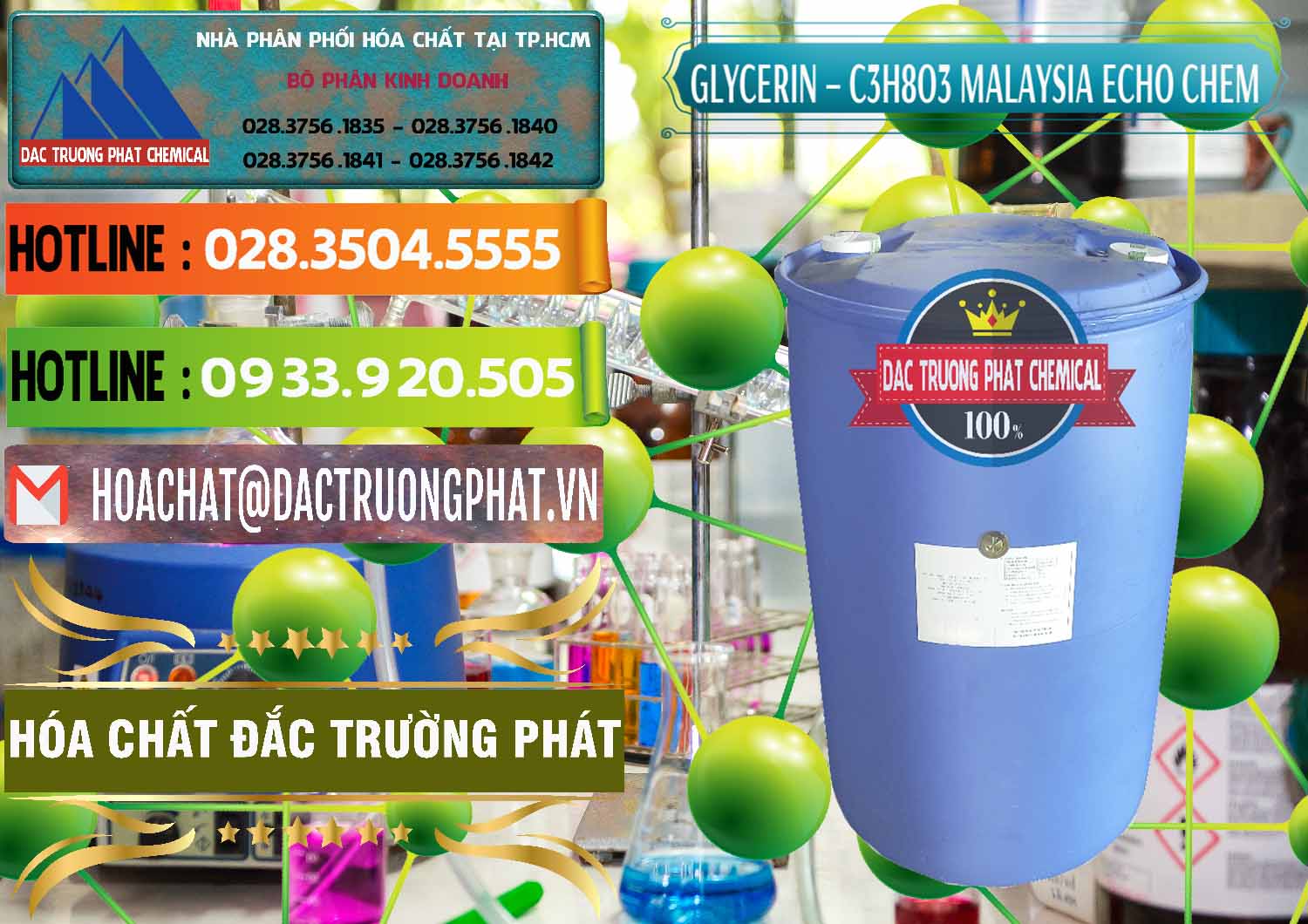 Công ty cung cấp _ bán Glycerin – C3H8O3 99.7% Echo Chem Malaysia - 0273 - Công ty chuyên phân phối & bán hóa chất tại TP.HCM - cungcaphoachat.com.vn