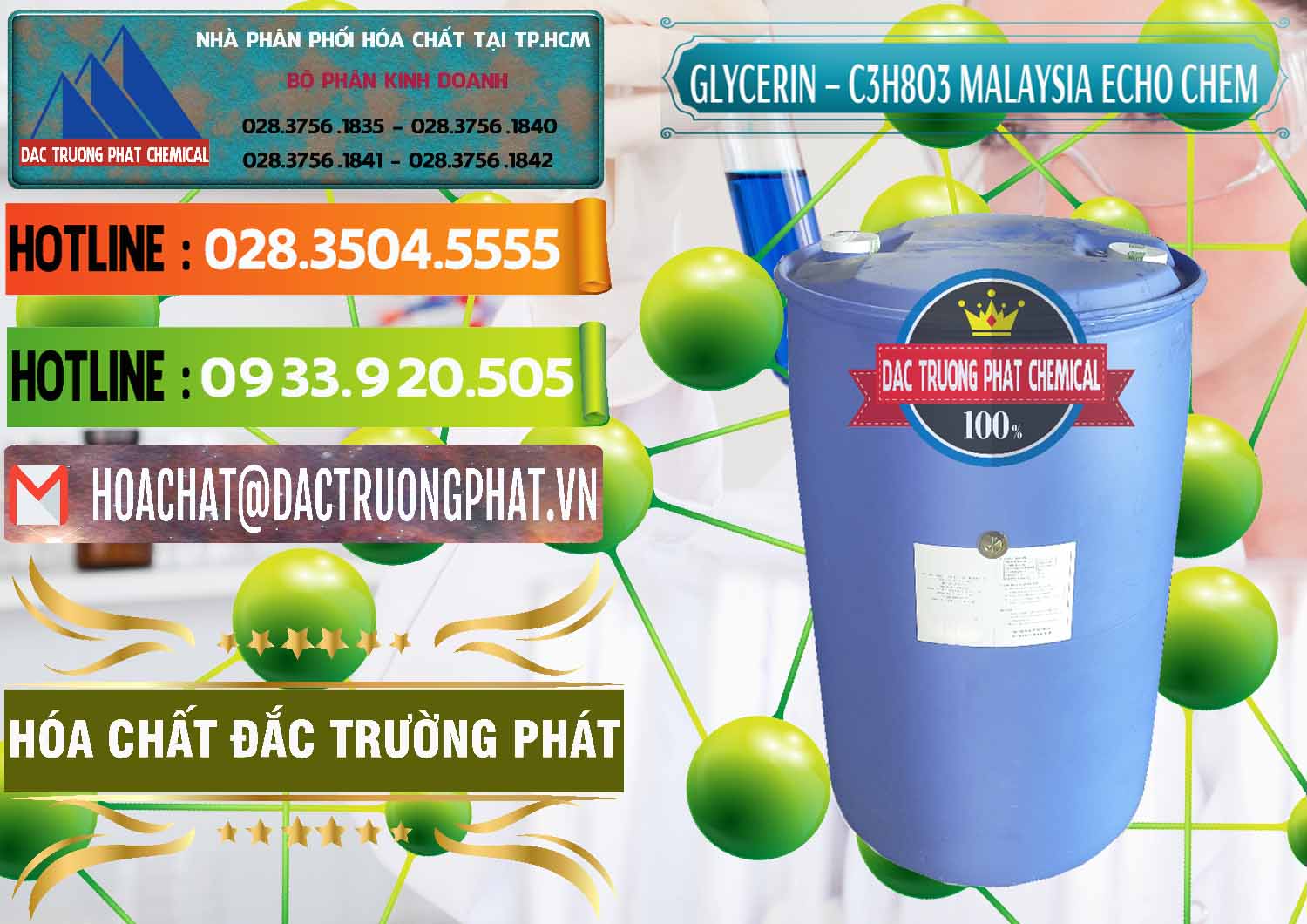 Công ty chuyên bán & cung ứng C3H8O3 - Glycerin 99.7% Echo Chem Malaysia - 0273 - Đơn vị chuyên nhập khẩu _ cung cấp hóa chất tại TP.HCM - cungcaphoachat.com.vn