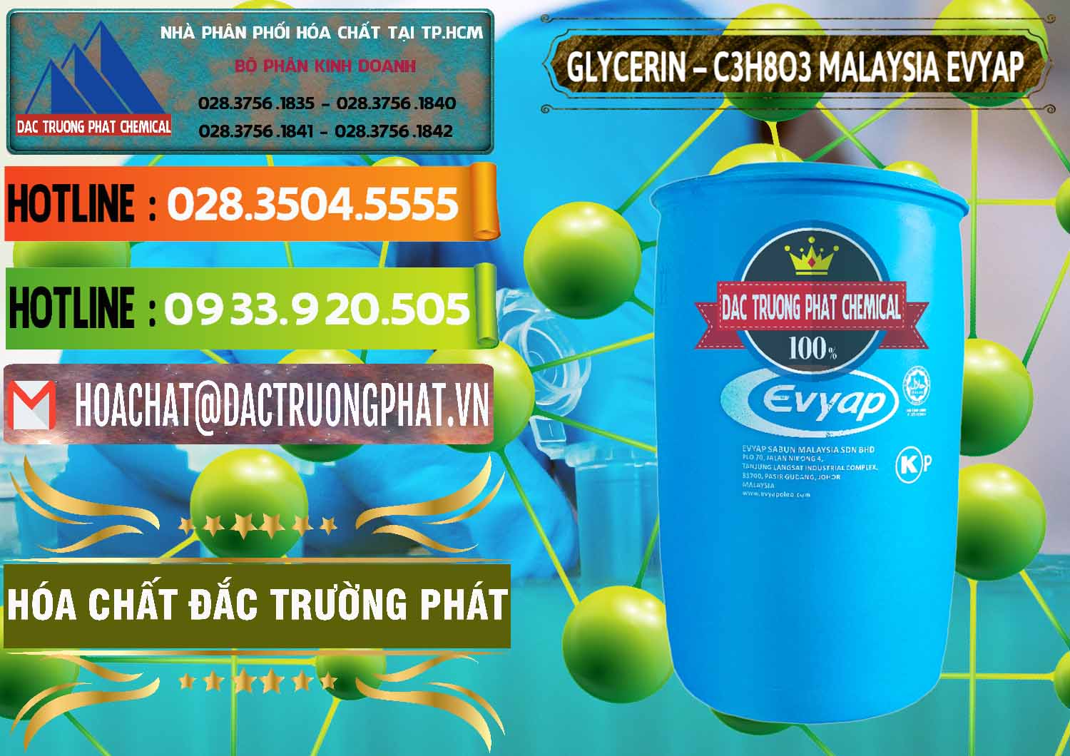 Đơn vị chuyên bán & cung ứng Glycerin – C3H8O3 Malaysia Evyap - 0066 - Cty chuyên bán ( phân phối ) hóa chất tại TP.HCM - cungcaphoachat.com.vn