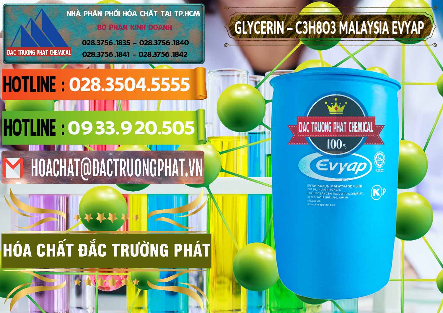 Đơn vị chuyên nhập khẩu ( bán ) Glycerin – C3H8O3 Malaysia Evyap - 0066 - Cty phân phối - cung cấp hóa chất tại TP.HCM - cungcaphoachat.com.vn