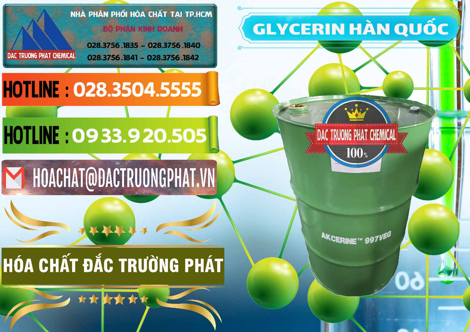 Cty chuyên phân phối - bán Glycerin – C3H8O3 Hàn Quốc Korea - 0403 - Đơn vị cung ứng ( phân phối ) hóa chất tại TP.HCM - cungcaphoachat.com.vn
