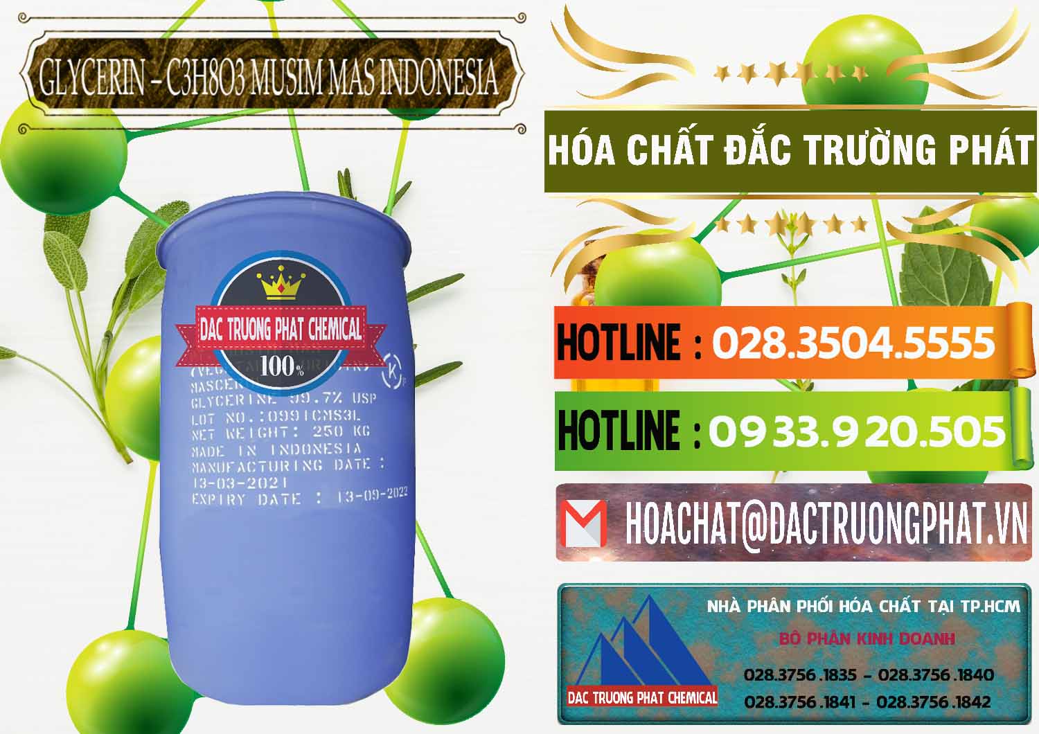 Nơi kinh doanh & bán Glycerin – C3H8O3 99.7% Musim Mas Indonesia - 0272 - Công ty chuyên cung cấp và bán hóa chất tại TP.HCM - cungcaphoachat.com.vn