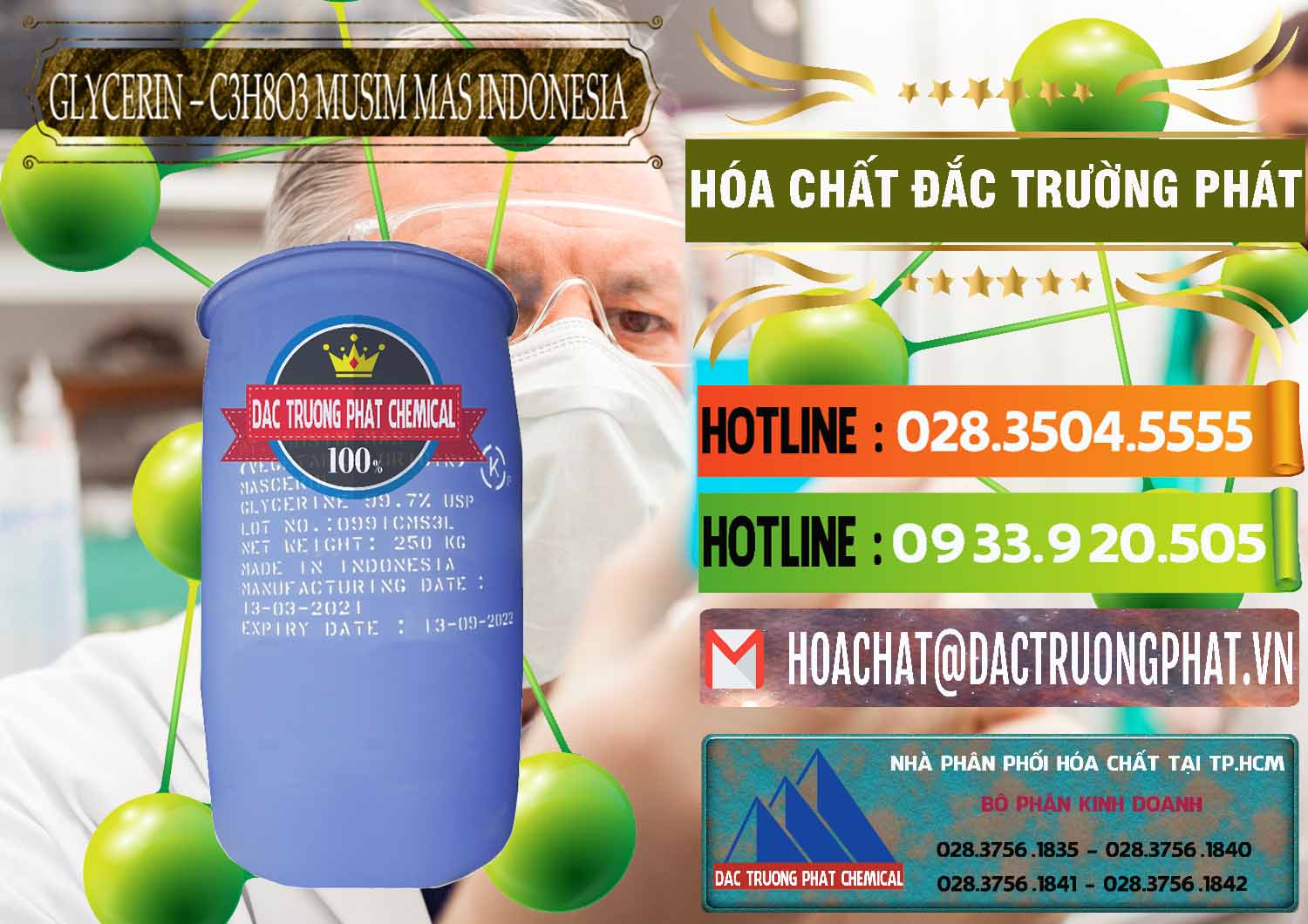 Công ty chuyên cung cấp ( bán ) Glycerin – C3H8O3 99.7% Musim Mas Indonesia - 0272 - Đơn vị chuyên nhập khẩu và cung cấp hóa chất tại TP.HCM - cungcaphoachat.com.vn