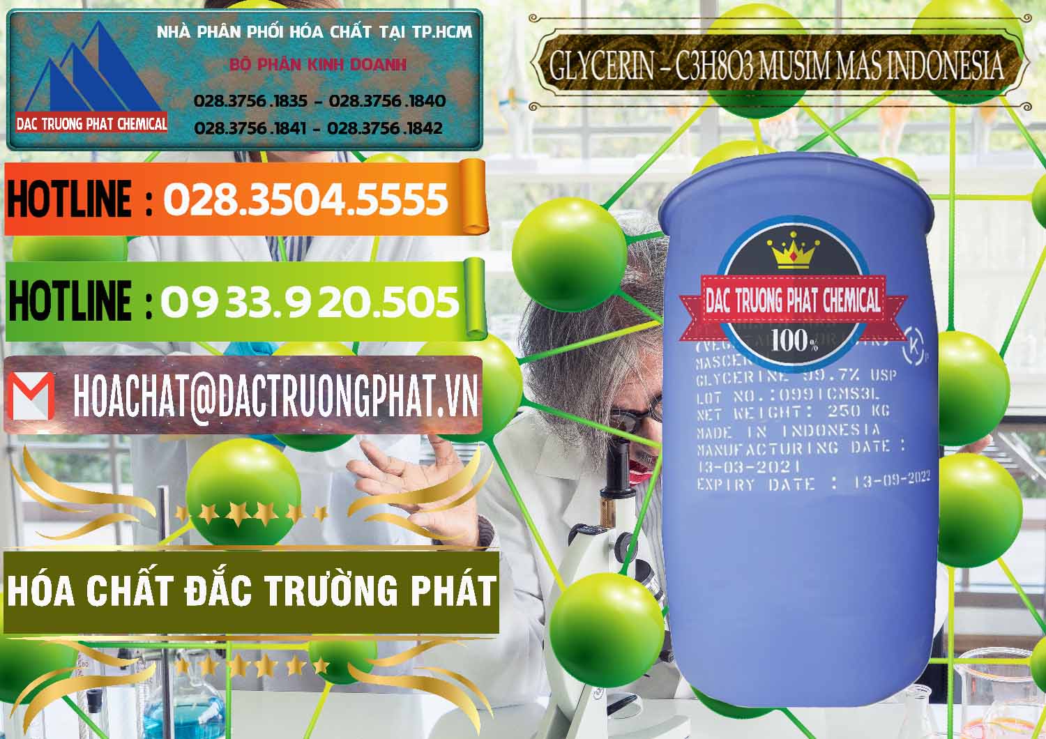 Chuyên bán _ cung ứng Glycerin – C3H8O3 99.7% Musim Mas Indonesia - 0272 - Phân phối ( cung ứng ) hóa chất tại TP.HCM - cungcaphoachat.com.vn
